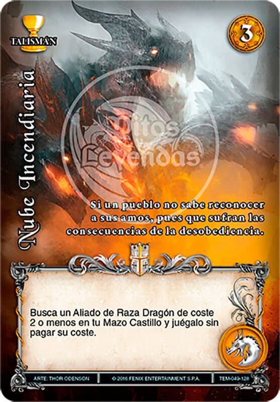 Nube Incendiaria - Templarios — imagen 1
